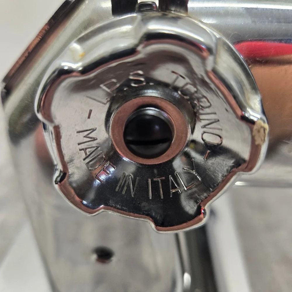 Vintage Imperia Tipo Lusso Pasta Machine Vitantonio Made in Italy Chrome Roller‎
